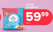 Lil-Lets Pantyliners-100's Pack