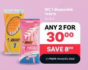 BIC 1 Disposable Razors (4+1)-For Any 2