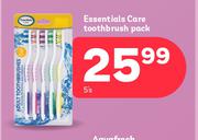 Essentials Care Toothbrush Pack-5's Pack
