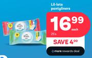 Lil-Lets Pantyliners-25's