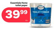 Essentials Home Toilet Paper-4's