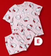 Hello Kitty Women's Character Pyjamas XS-XXL-Per Set