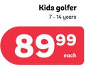 Kids Golfer 7-14 Years-Each