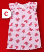 Hello Kitty Girls Sleepshirt 2-7 Years-Each