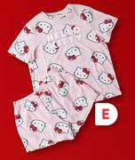 Hello Kitty Women's Character Pyjamas XS-XXL-Per Set
