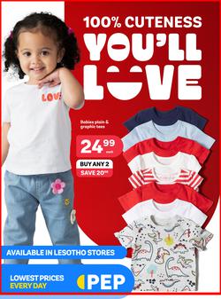 PEP Lesotho : 100% Cuteness You'll Love (24 January - 24 February 2025), page 1
