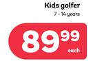 Kids Golfer 7-14 Years-Each
