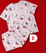 Hello Kitty Women's Character Pyjamas XS-XXL-Per Set