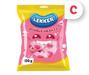 Lekker Double Hearts-130g