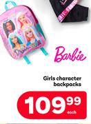 Barbie Girls Character Backpacks-Each
