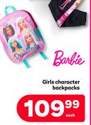Barbie Girls Character Backpacks-Each