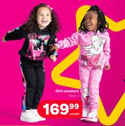 Barbie Girls Sneakers Size 4-1-Per Pair