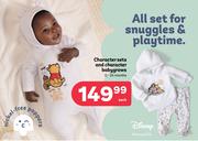 Character Sets And Character Babygrows (0-24 Months)-Each