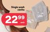 Single Wash Cloths-Each