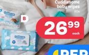 Cuddlesome Baby Wipes-80s Each