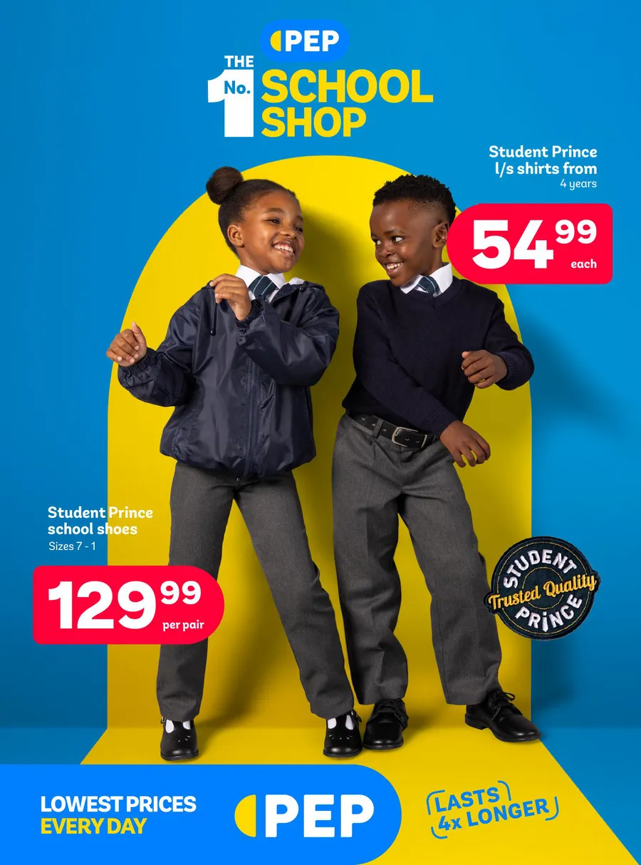 PEP : The No.1 School Shop (25 June - 22 July 2025)