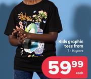 Kids Graphic Tees (7-14 Years)-Each