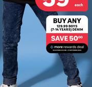 Boys Denim (7-14 Years)-Each