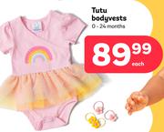 Tutu Body Vests 0-24 Months-Each