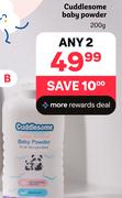Cuddlesome Baby Powder-For 2 x 200g
