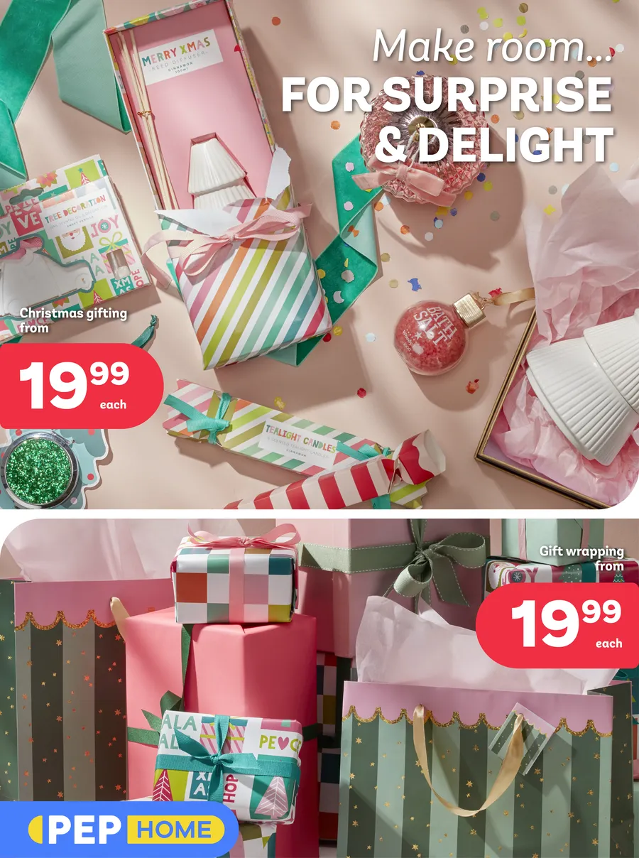 PEP Home : Make Room For Surprise & Delight (24 September - 23 October 2025)