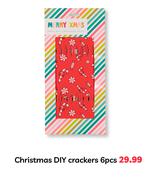 Christmas DIY Crackers 6 Pcs