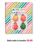 Bath Salts In Bauble