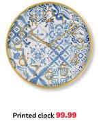 Printed Clock