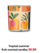 Tropical Summer Fruit Scented Candles