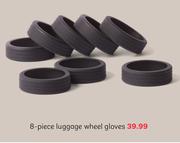 8 Piece Luggage Wheel Gloves