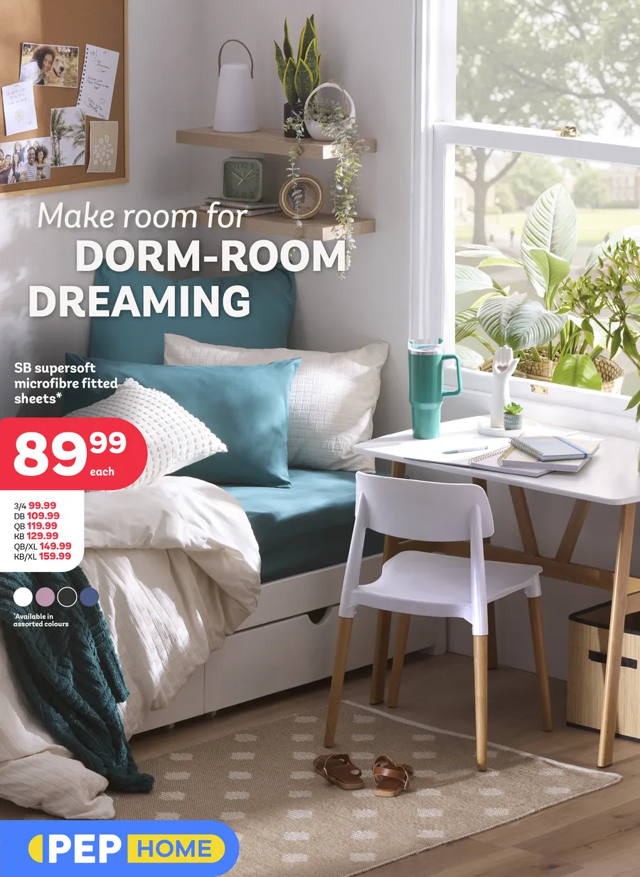 PEP Home : Make Room For Dorm-Room Dreaming (26 December 2025 - 27 January 2026)