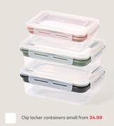 Clip Locker Containers Small