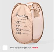 Pop Up Laundry Basket