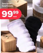 Zero Twist Hand Towels-Each