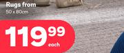 Rugs 50 x 80cm