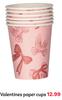 Valntines Paper Cups