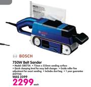 Bosch 750W Belt Sander GBS75A