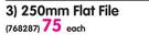Afile 250mm Flat File-Each