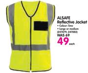 Alsafe Reflective Jacket-Each