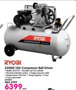 Ryobi 2200W 50tr Compressor Belt Driven AC3150-Each
