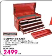 Mastercraft 6 Drawer Tool Chest-Each