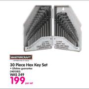 Mastercraft 30 Piece Hex Key Set-Per Set