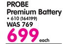 Probe Premium Battery 610-Each
