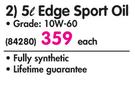 Castrol 5Ltr Edge Sport Oil-Each