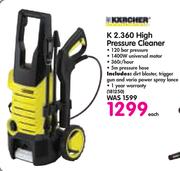Karcher K2.360 High Pressure Cleaner-Each