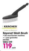 Karcher Bayonet Wash Brush-Each