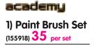 Academy Paint Brush Set