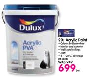 Dulux 20L Acrylic Paint