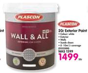 Plascon 20L Exterior Paint 