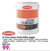 Plascon 5L True Colour Fresh White Apple